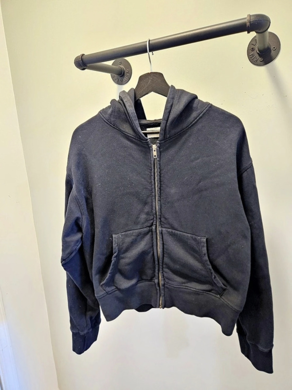 Mate Organic Cotton Zip Up Hoodie Size Small